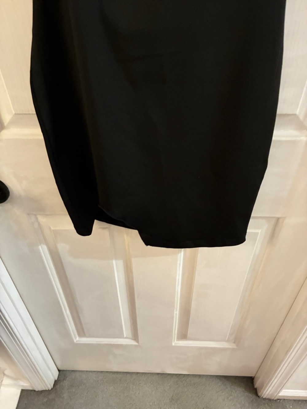 Shein Black Strappy Mini Dress - Classic Women's Dress - Picture 2 of 6